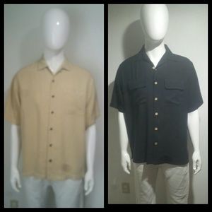 Lots of 2 Tommy Bahama short sleeve button-down